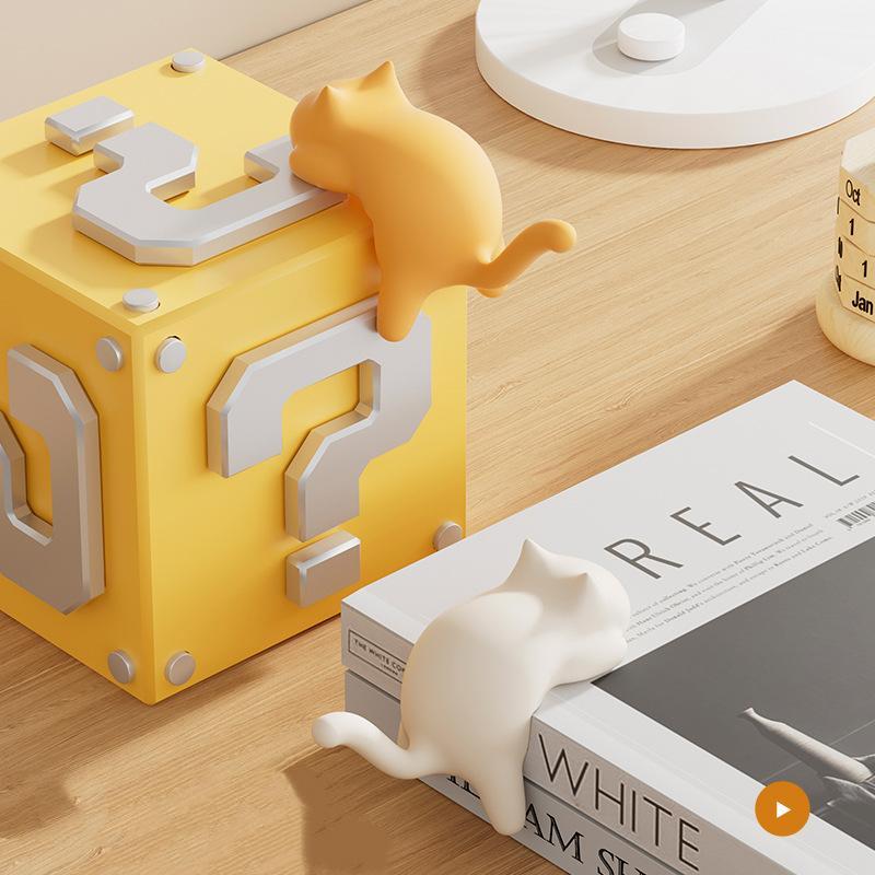 Office Furniture Brands - 3/4Pcs Cute Cat Table Hook Portable