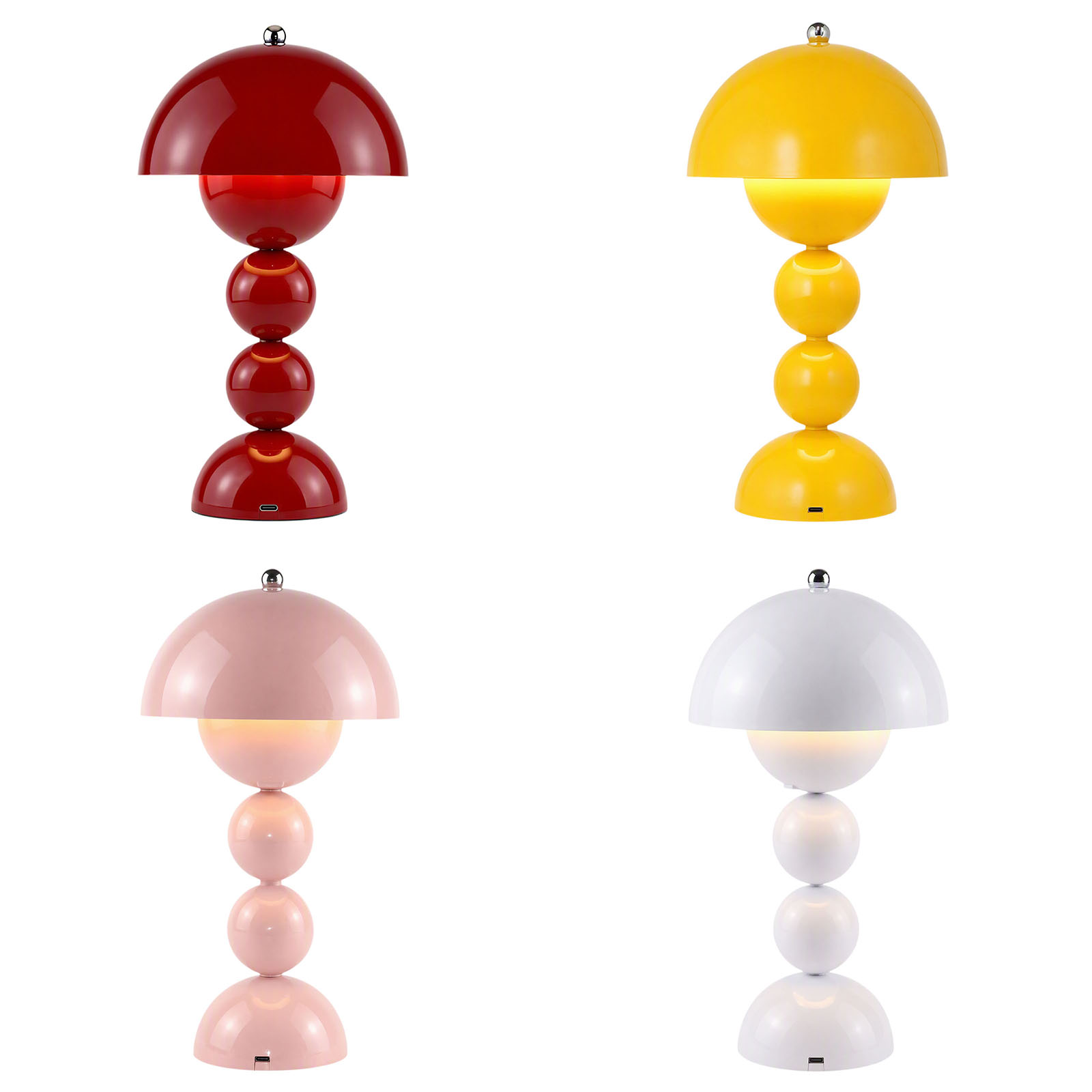 Desk Lamp - Vintage Mushroom Flower Bud Desk Lamp