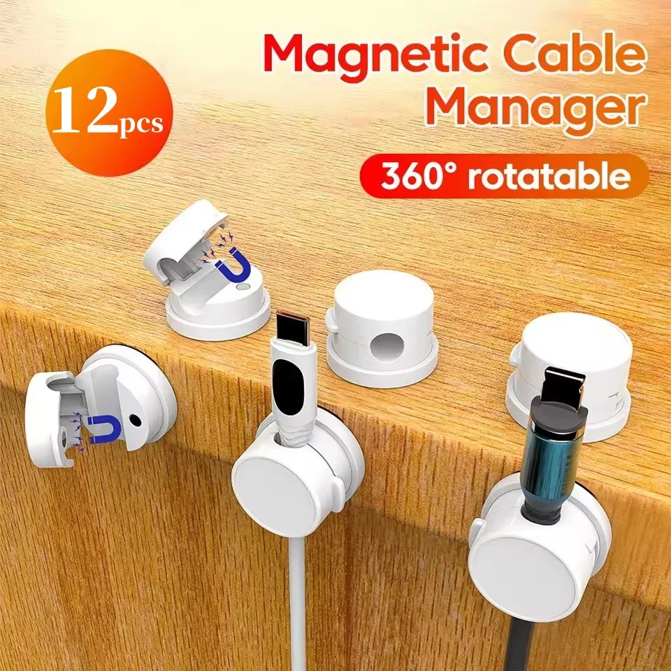 360 Rotation Magnetic Cable Cl - Desk Organizer review and price