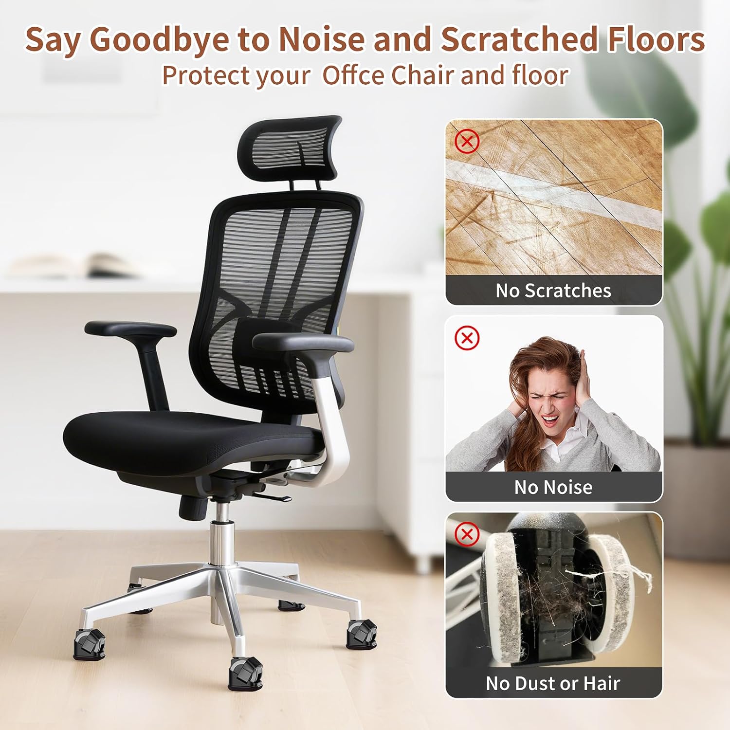 5PCS Chair Leg Protectors Offi - Office Furniture Brands review and price
