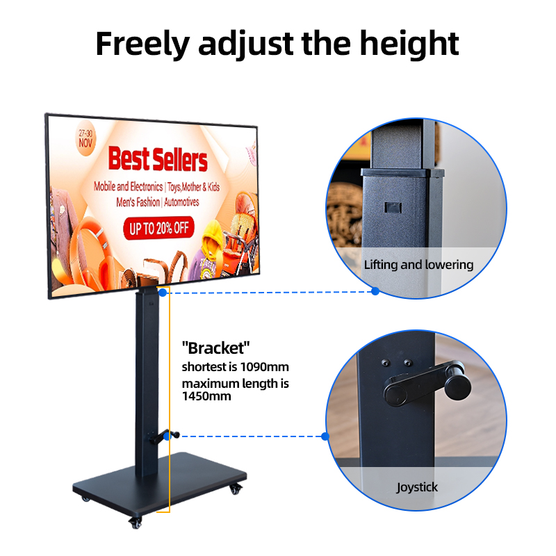 55 Inch Portable 4K Animation  - Monitor Stand review and price