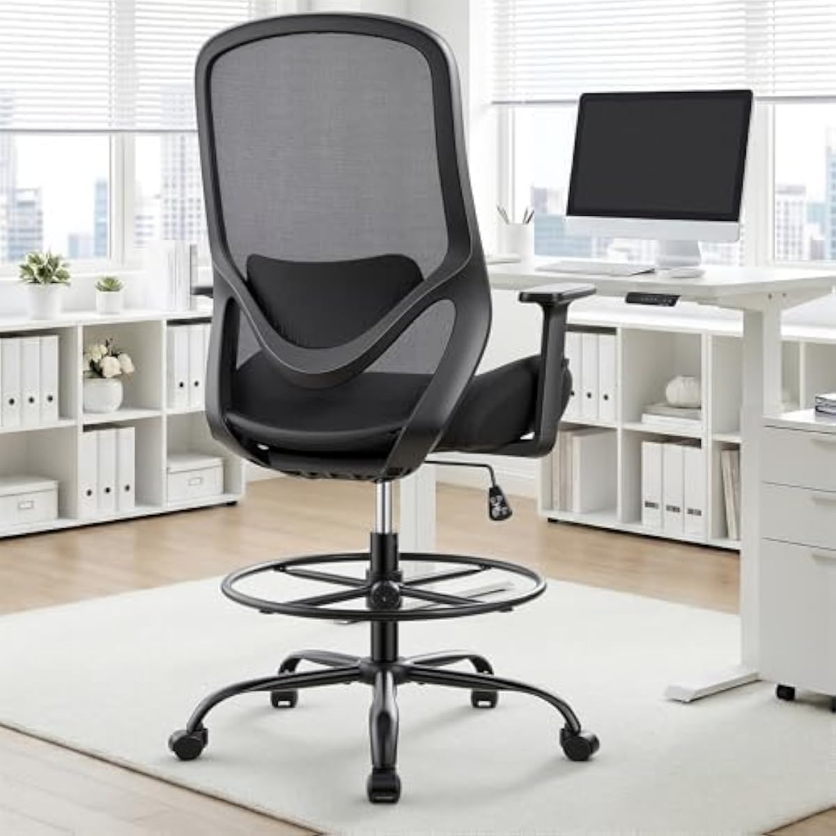 Ergonomic Tall Drafting Chair  - Standing Desk review and price