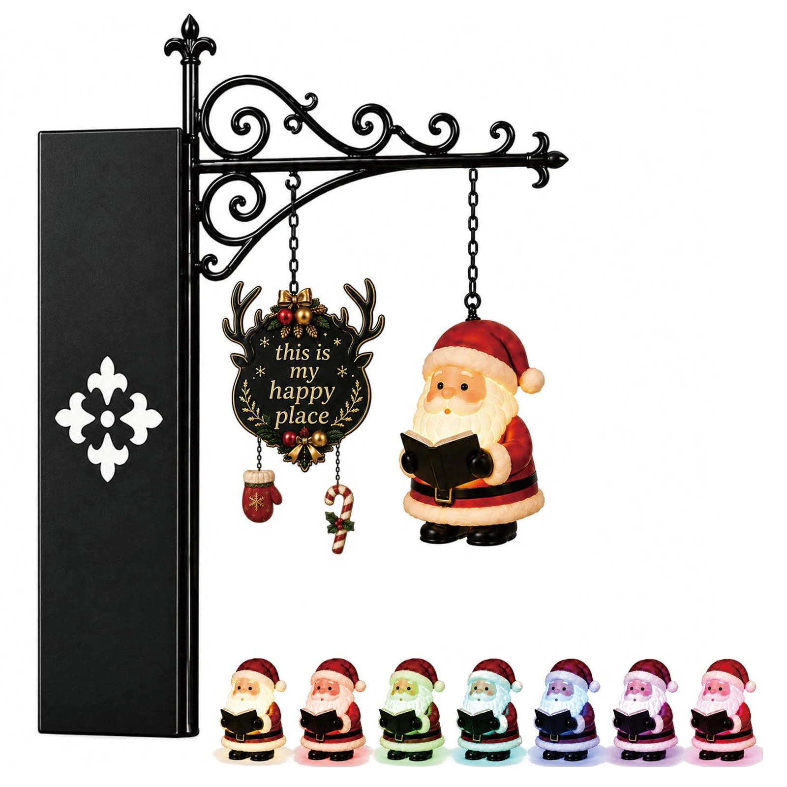 LED Bookshelf Santa Claus Chri - Bookshelf review and price