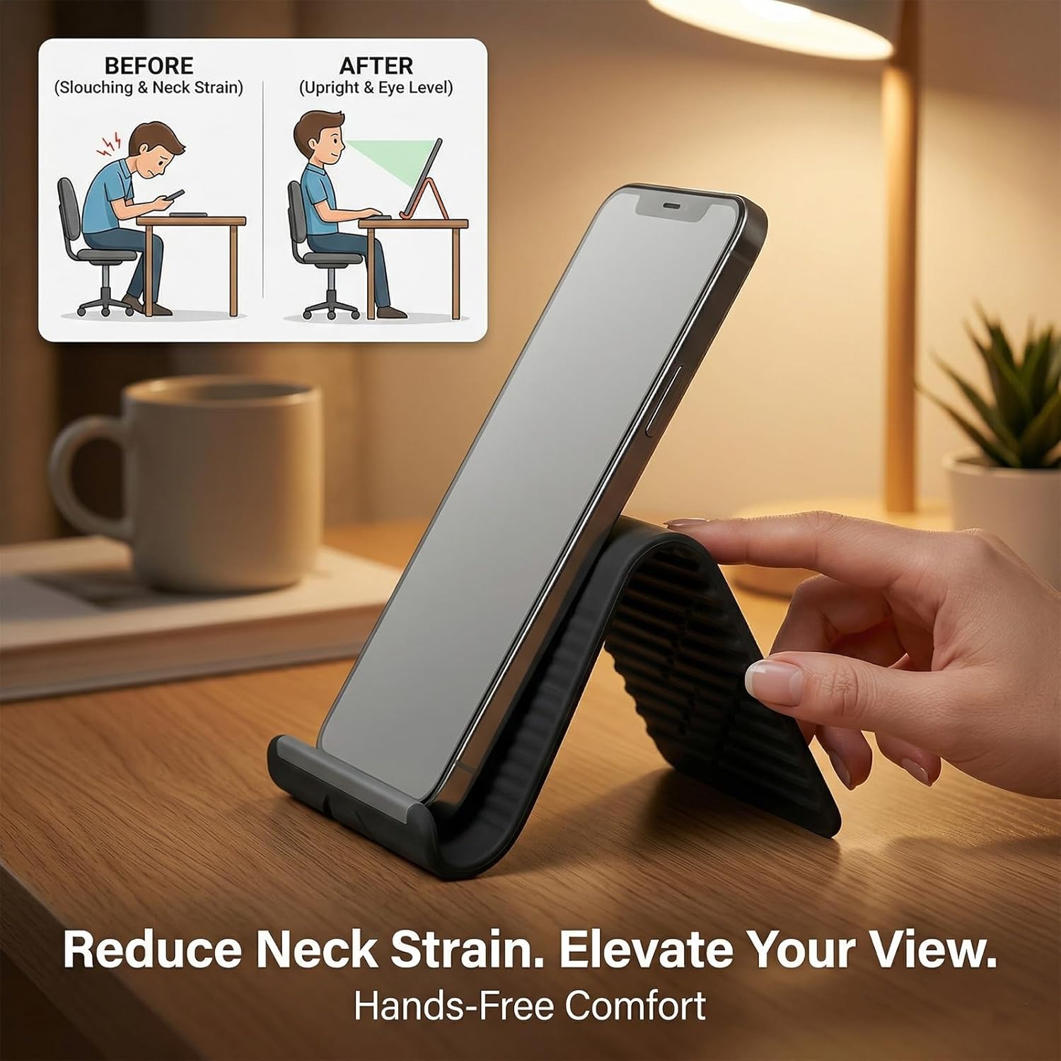 Lazy Portable Phone Stand Sili - Standing Desk review and price