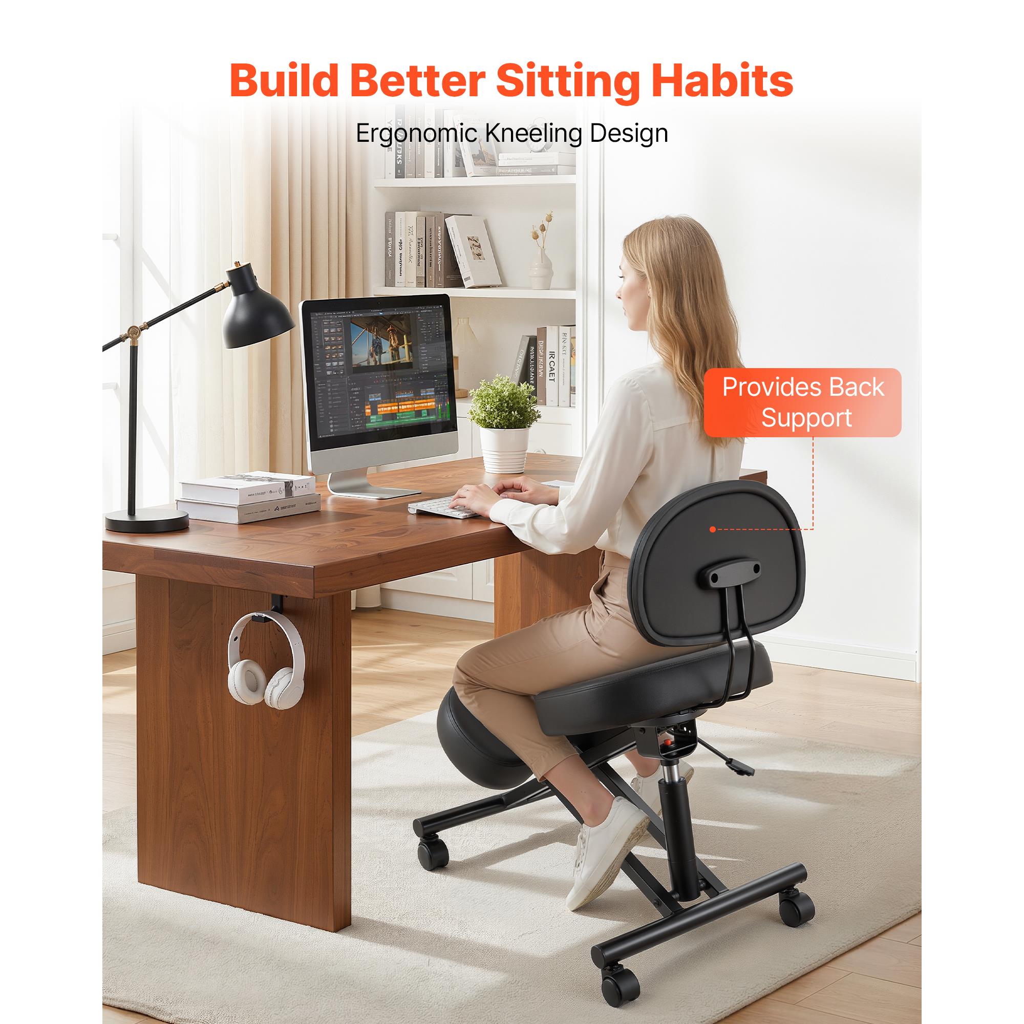 Ergonomic Kneeling Chair with  - Office Chair Cushion review and price