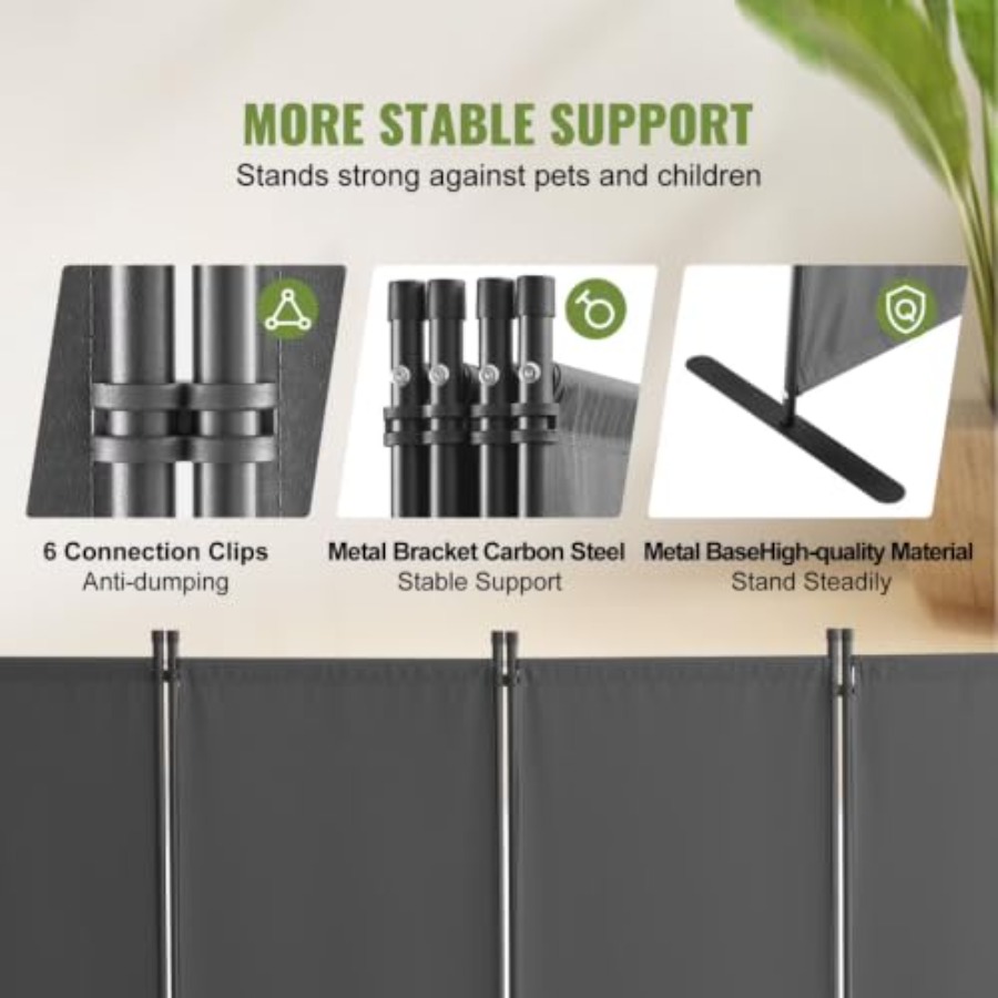 4-Panel Cloth Room Divider Fol - Partition Screen Divider review and price