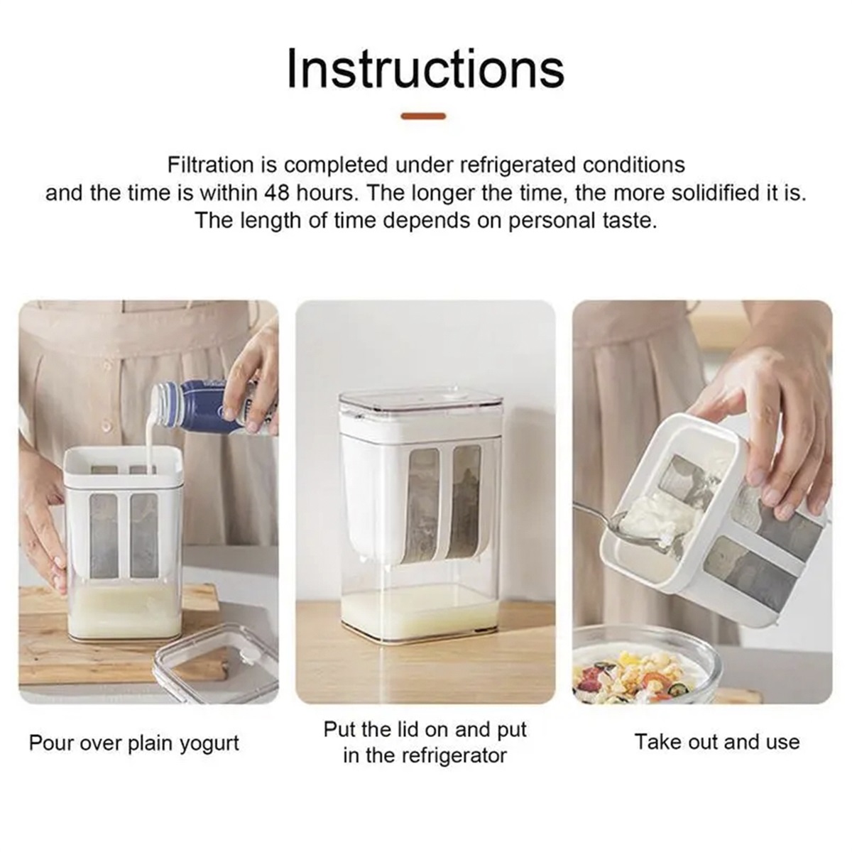 Yogurt Filter Food Strainer 11 - Partition Screen Divider review and price