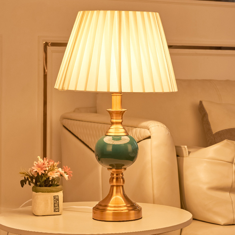 American retro bedroom bedside - Desk Lamp review and price